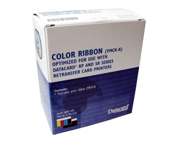 Datacard SR300 YMCKK Colour Ribbon 568971-002 - 750 Prints